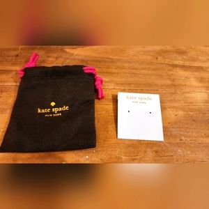 Kate Spade NY dustbag and earing holder